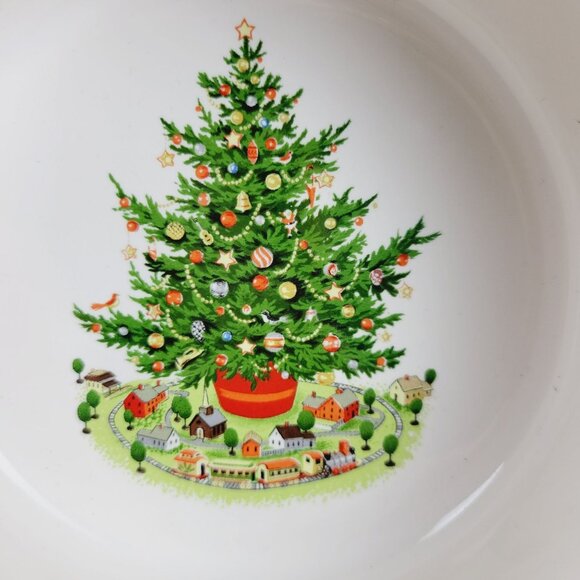 Vintage Pfaltzgraff Christmas Heritage Cereal Bowl Festive Holiday Dishes - Picture 5 of 8